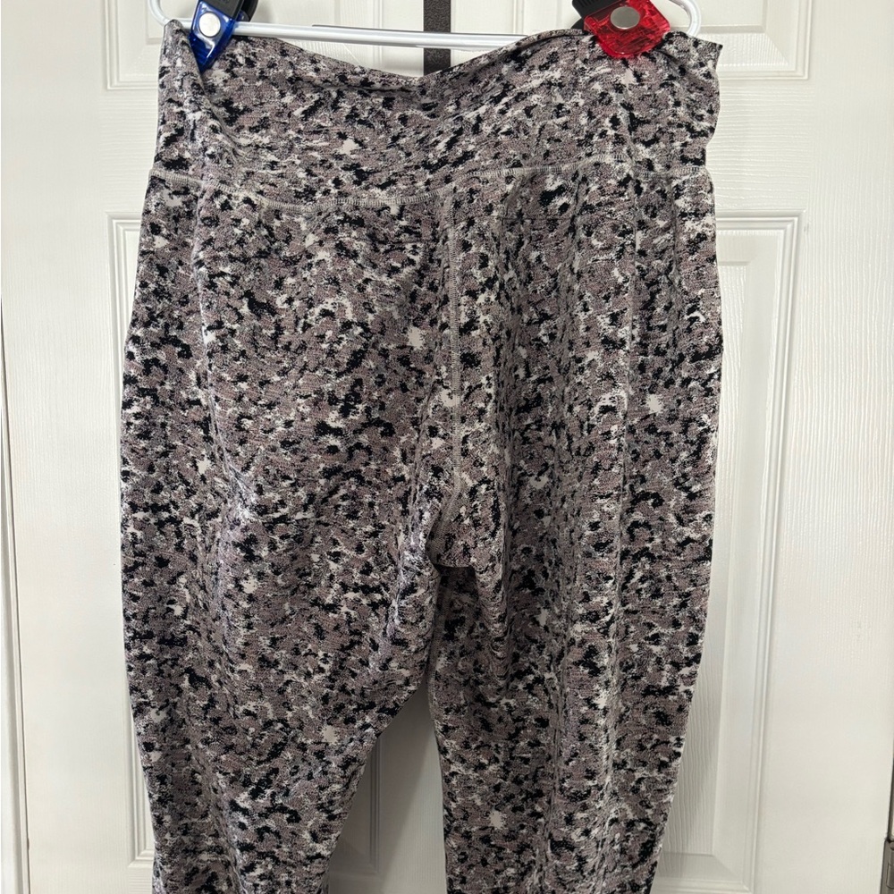 Athleta Textured Jogger in Black and White 2x